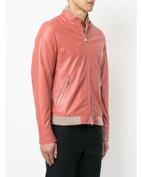 Мужской розовый бомбер от Loveless