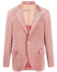 Мужской розовый вельветовый пиджак от Brunello Cucinelli