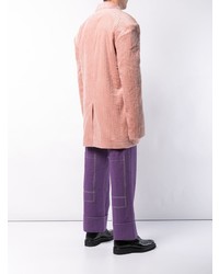 Мужской розовый вельветовый пиджак от Chin Mens