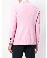Мужской розовый вельветовый пиджак от Gabriele Pasini