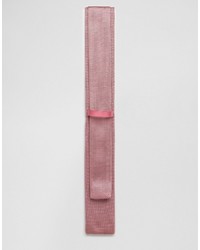 Мужской розовый вязаный галстук от Asos