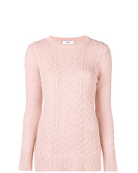 Женский розовый вязаный свитер от Blugirl