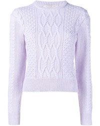 Женский розовый вязаный свитер от Christopher Kane