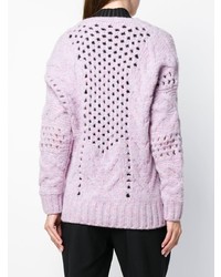 Женский розовый вязаный свитер от IRO