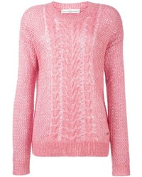 Женский розовый вязаный свитер от Golden Goose Deluxe Brand