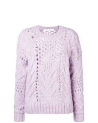 Женский розовый вязаный свитер от IRO