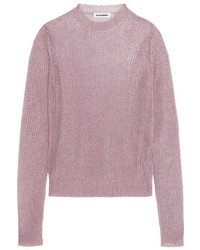 Женский розовый вязаный свитер от Jil Sander