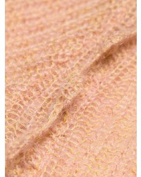 Женский розовый вязаный свитер от RED Valentino