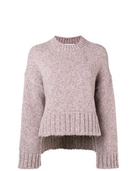 Женский розовый вязаный свитер от Pringle Of Scotland