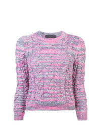 Женский розовый вязаный свитер от The Elder Statesman
