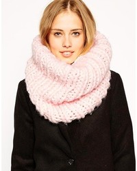 Женский розовый вязаный шарф от Asos