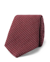 Мужской розовый галстук с узором "гусиные лапки" от Richard James