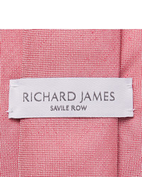 Мужской розовый галстук от Richard James
