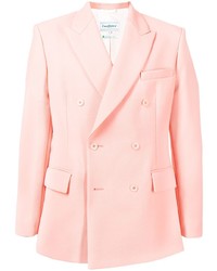 Мужской розовый двубортный пиджак от Casablanca