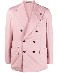 Мужской розовый двубортный пиджак от Gabriele Pasini