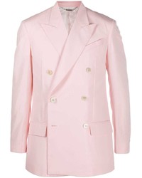 Мужской розовый двубортный пиджак от Givenchy