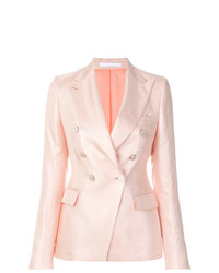 Женский розовый двубортный пиджак от Tagliatore