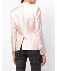 Женский розовый двубортный пиджак от Tagliatore