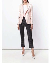 Женский розовый двубортный пиджак от Tagliatore