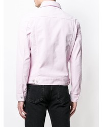 Мужской розовый джинсовый бомбер от Natural Selection