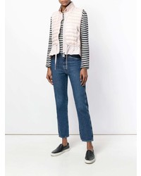 Женский розовый жилет от Moncler