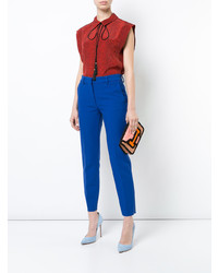 Розовый замшевый клатч от Pierre Hardy