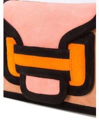 Розовый замшевый клатч от Pierre Hardy