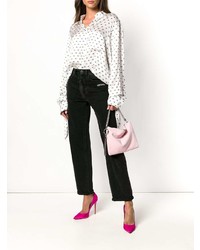 Розовый замшевый клатч от Jimmy Choo