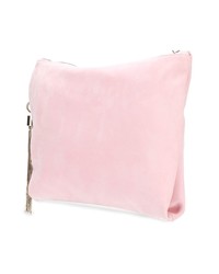 Розовый замшевый клатч от Jimmy Choo