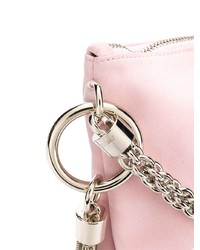 Розовый замшевый клатч от Jimmy Choo