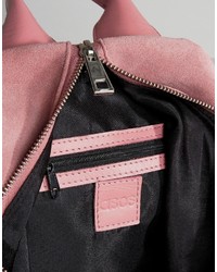 Женский розовый замшевый рюкзак от Asos