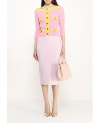 Женский розовый кардиган от Boutique Moschino