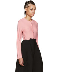 Женский розовый кардиган от Comme des Garcons