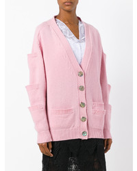 Женский розовый кардиган от Christopher Kane