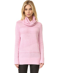 Женский розовый кашемировый свитер от Diane von Furstenberg