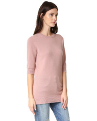Женский розовый кашемировый свитер от Vince