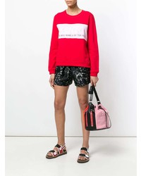 Розовый клатч из плотной ткани от Kenzo