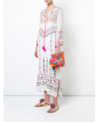 Розовый клатч с вышивкой от Figue