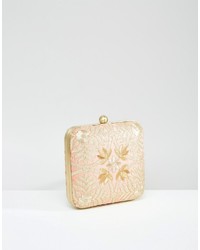 Розовый клатч с вышивкой от Park Lane