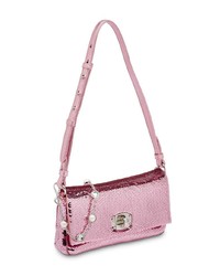 Розовый клатч с пайетками от Miu Miu