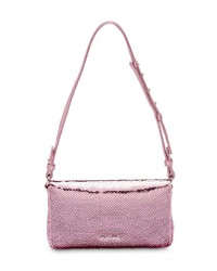 Розовый клатч с пайетками от Miu Miu