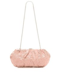 Розовый клатч с пайетками от Santi