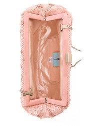 Розовый клатч с пайетками от Santi