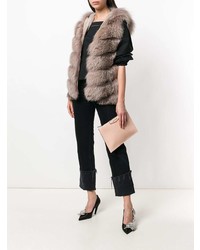 Розовый кожаный клатч от Givenchy