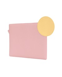 Розовый кожаный клатч от Roksanda