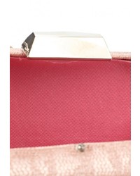 Розовый кожаный клатч от Calipso