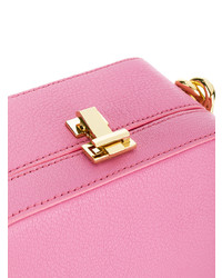 Розовый кожаный клатч от The Volon