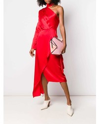 Розовый кожаный клатч от Alexander McQueen