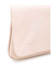 Розовый кожаный клатч от Marsèll