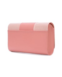 Розовый кожаный клатч от Perrin Paris